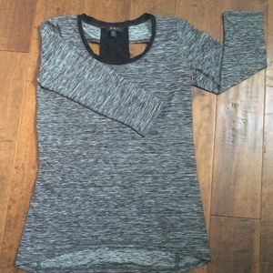 ALALA mid sleeve razorback exercise shirt